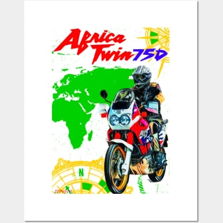 xrv 750 Africa twin Posters and Art